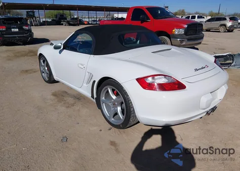 2007 Porsche Boxster S из США, поврежденный, VIN WP0CB29807U730618